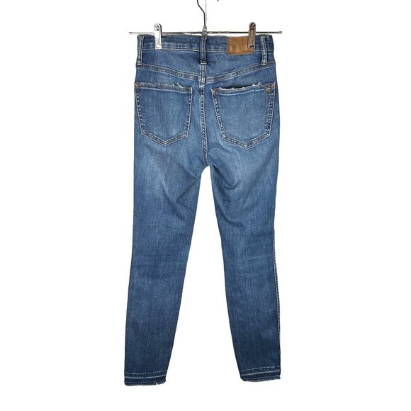 Madewell Womens Size 24 10" High-Rise Skinny Button Fly Drop Hem Edition Jeans - Picture 3 of 12